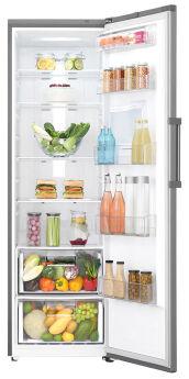 Холодильник LG GC-F411ELDM DoorCooling+ однокамерный с диспенсером воды, платиновое серебро