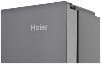 Холодильник Haier HB18FGSAAARU нержавеющая сталь, 190х83 см, зона свежести, френч дор