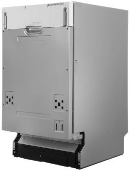 Встраиваемая посудомоечная машина Hyundai HBD 441, узкая, 4 программы, луч на полу, аквастоп