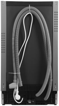 Встраиваемая посудомоечная машина Hyundai HBD 441, узкая, 4 программы, луч на полу, аквастоп