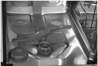 Встраиваемая посудомоечная машина Hyundai HBD 441, узкая, 4 программы, луч на полу, аквастоп