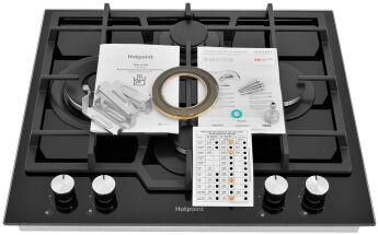 Варочная панель газовая Hotpoint HG 62FD/BK