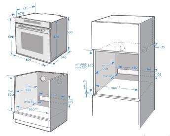 Духовой шкаф с свч Hyundai HMEO 6780 BG полноразмерный, черный, сенсорное управление, 72 л, 13 режимов