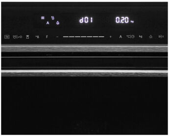 Духовой шкаф с свч Hyundai HMEO 6780 BG полноразмерный, черный, сенсорное управление, 72 л, 13 режимов