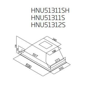 ������� Beko HNU51311S �����������, ������������ ������ 50 ��, 381 ���.�.