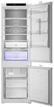 ����������� ������������ Hotpoint HSBT 18IXE No Frost, ���� ��������, Metal Cooling