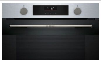 Духовой шкаф BOSCH HUA736ER0 нержавеющая сталь, с добавлением пара, телескопы, AutoPilot 10
