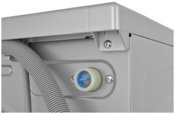 Стиральная машина Haier HW60-BP12919BS узкая, серебристый, сенсорное управление, пар, инвертор