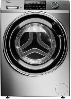 Стиральная машина Haier HW80-BP14969ASE серебристый, узкая, UV-обработка, 8 кг, 1400 об/мин, инвертор