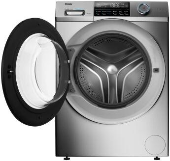 Стиральная машина Haier HW80-BP14969ASE серебристый, узкая, UV-обработка, 8 кг, 1400 об/мин, инвертор