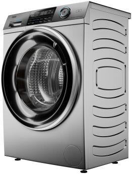 Стиральная машина Haier HW80-BP14969ASE серебристый, узкая, UV-обработка, 8 кг, 1400 об/мин, инвертор