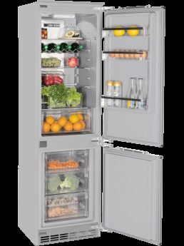 Холодильник встраиваемый Hiberg i-RFCB 400F NF серый, 185 см, No Frost, жесткое крепление