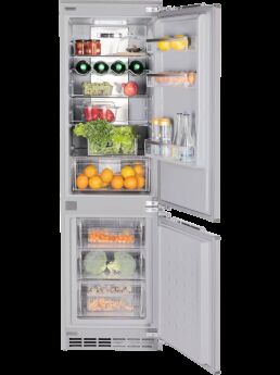 Холодильник встраиваемый Hiberg i-RFCB 400F NF серый, 185 см, No Frost, жесткое крепление