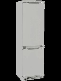 Холодильник встраиваемый Hiberg i-RFCB 400F NF серый, 185 см, No Frost, жесткое крепление