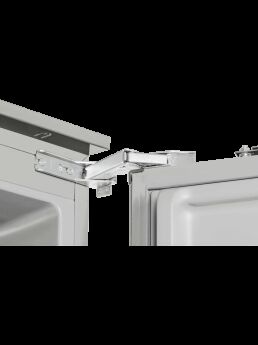 Холодильник встраиваемый Hiberg i-RFCB 400F NF серый, 185 см, No Frost, жесткое крепление