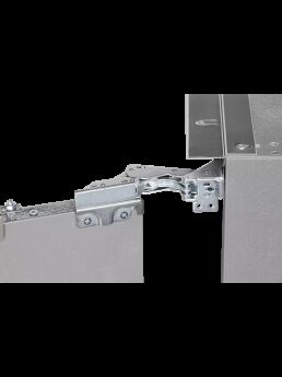 Холодильник встраиваемый Hiberg i-RFCB 400F NF серый, 185 см, No Frost, жесткое крепление