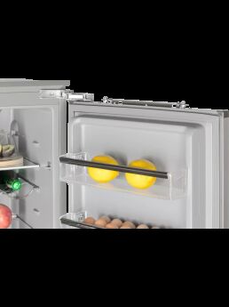 Холодильник встраиваемый Hiberg i-RFCB 400F NF серый, 185 см, No Frost, жесткое крепление