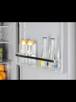 Холодильник встраиваемый Hiberg i-RFCB 400F NF серый, 185 см, No Frost, жесткое крепление