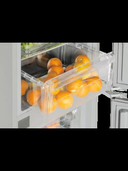 Холодильник встраиваемый Hiberg i-RFCB 400F NF серый, 185 см, No Frost, жесткое крепление