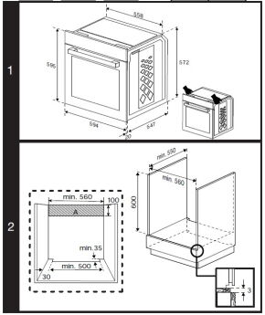Духовой шкаф Indesit IBFTE 3841 BL черный, 12 режимов, телескопические напр.