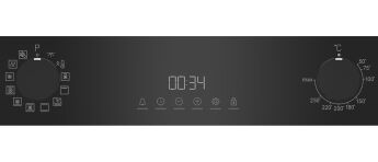 Духовой шкаф Indesit IBFTE 4944 JH BL черный, 12 режимов