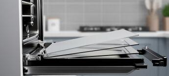 Духовой шкаф Indesit IFO 6951 bl черный, сенсорный, 10 режимов, телескопические напр