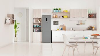 Холодильник Indesit ITS 5180 G Серебристый, 185х60 см, Total No Frost, дисплей