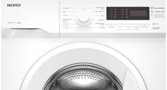 Стиральная машина Nord i-WS2 812 W, белый, узкая, 8 кг, 1200 об/мин, инверторный, дисплей
