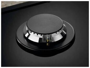 Варочная панель Electrolux KGG6456K 600 Gas on Glass, стекло/чугун, WOK конфорка