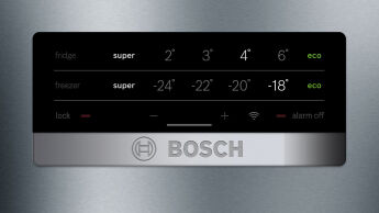 Холодильник BOSCH KGN39XI30U Нержавеющая сталь, зона свежести VitaFresh, дисплей