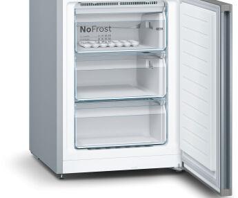 Холодильник BOSCH KGN39XI30U Нержавеющая сталь, зона свежести VitaFresh, дисплей