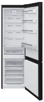 Холодильник Korting KNFC 61868 GN, черный