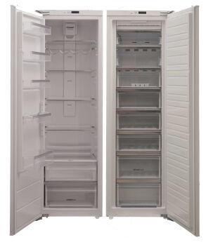 Встраиваемый холодильник Korting KSI 1855 + KSFI 1833 NF, белый
