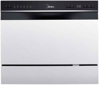 Посудомоечная машина Midea MCFD55S460Wi серебристый, компактная, 50x55x34.5 см, 6 компл., 6 программ, SmartHome