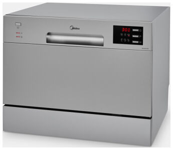 Посудомоечная машина компактная Midea MCFD-55320 S серебристый, 48х55х50 см, 6 программ