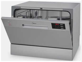 Посудомоечная машина компактная Midea MCFD-55320 S серебристый, 48х55х50 см, 6 программ