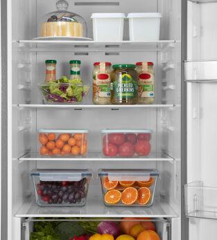 ����������� Midea MDRB457FGF46ID Ultimate Fit ����������� �����, No Frost, 344 �, 186�60�57 ��, ��������