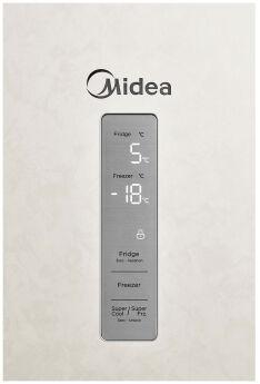 Холодильник Midea MDRB470MGF33O, бежевый