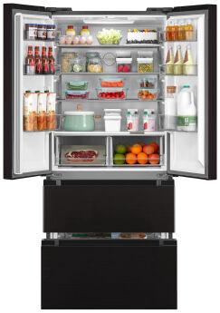 Холодильник Midea MDRF692MIE28 Чёрный, 189.8x83.3x65.3, френч дор, зона свежести, Wi-Fi