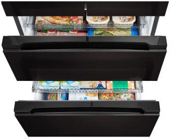 Холодильник Midea MDRF692MIE28 Чёрный, 189.8x83.3x65.3, френч дор, зона свежести, Wi-Fi