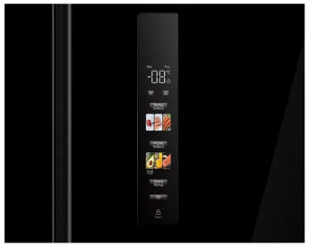 Холодильник Midea MDRF692MIE28 Чёрный, 189.8x83.3x65.3, френч дор, зона свежести, Wi-Fi