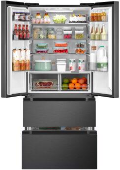 Холодильник Midea MDRF692MIE45 черная сталь, френч-дор, 190х83 см, 35 дБ