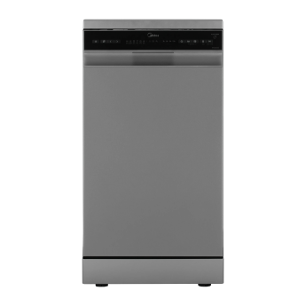 Посудомоечная машина Midea MFD45S050S серебристая, узкая, 6 программ, отсрочка старта