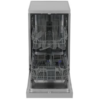 Посудомоечная машина Midea MFD45S050S серебристая, узкая, 6 программ, отсрочка старта