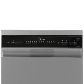 Посудомоечная машина Midea MFD45S050S серебристая, узкая, 6 программ, отсрочка старта