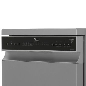 Посудомоечная машина Midea MFD45S050S серебристая, узкая, 6 программ, отсрочка старта