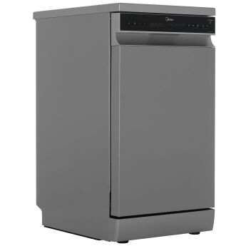 Посудомоечная машина Midea MFD45S050S серебристая, узкая, 6 программ, отсрочка старта