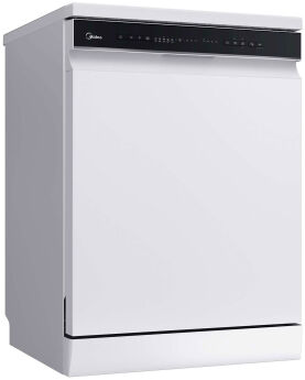 Посудомоечная машина Midea MFD60S160Wi полноразмерная, белый, 3-я корзина, Smart Home, экстрасушка, Aquastop