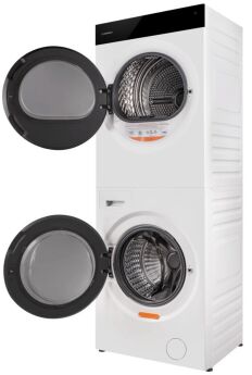 Стиральная машина с сушкой MAUNFELD MFWD121010WH07 inverter, 10 кг, 1200 об/мин, 168x59.5x58.5 см