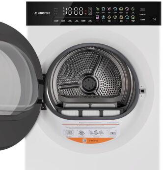 Стиральная машина с сушкой MAUNFELD MFWD121010WH07 inverter, 10 кг, 1200 об/мин, 168x59.5x58.5 см